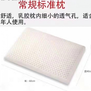 深圳常规标准乳胶枕